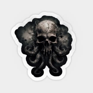 Tentacles of Madness - Vintage Skull Intrigue Sticker